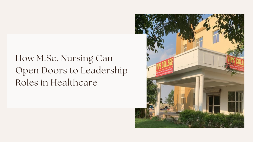 M.Sc. Nursing